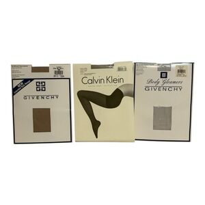 Vintage Stockings 1990s GIVENCHY Calvin Klein Office‎ Siren Vixen Fit Lot Size b